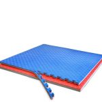 Dalle tatamis Dojo NoirGris 25mm - Revêtement Antichoc Idéal pour Arts Martiaux et Fitness