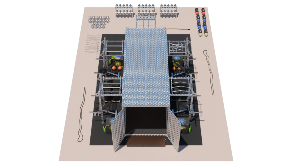 container crossfit 20 pieds inox premium pour l'armée