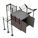 container crossfit 10 pieds en acier galvanisé