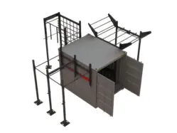container crossfit 10 pieds en acier galvanisé