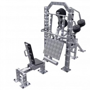 Fitness extérieur en inox