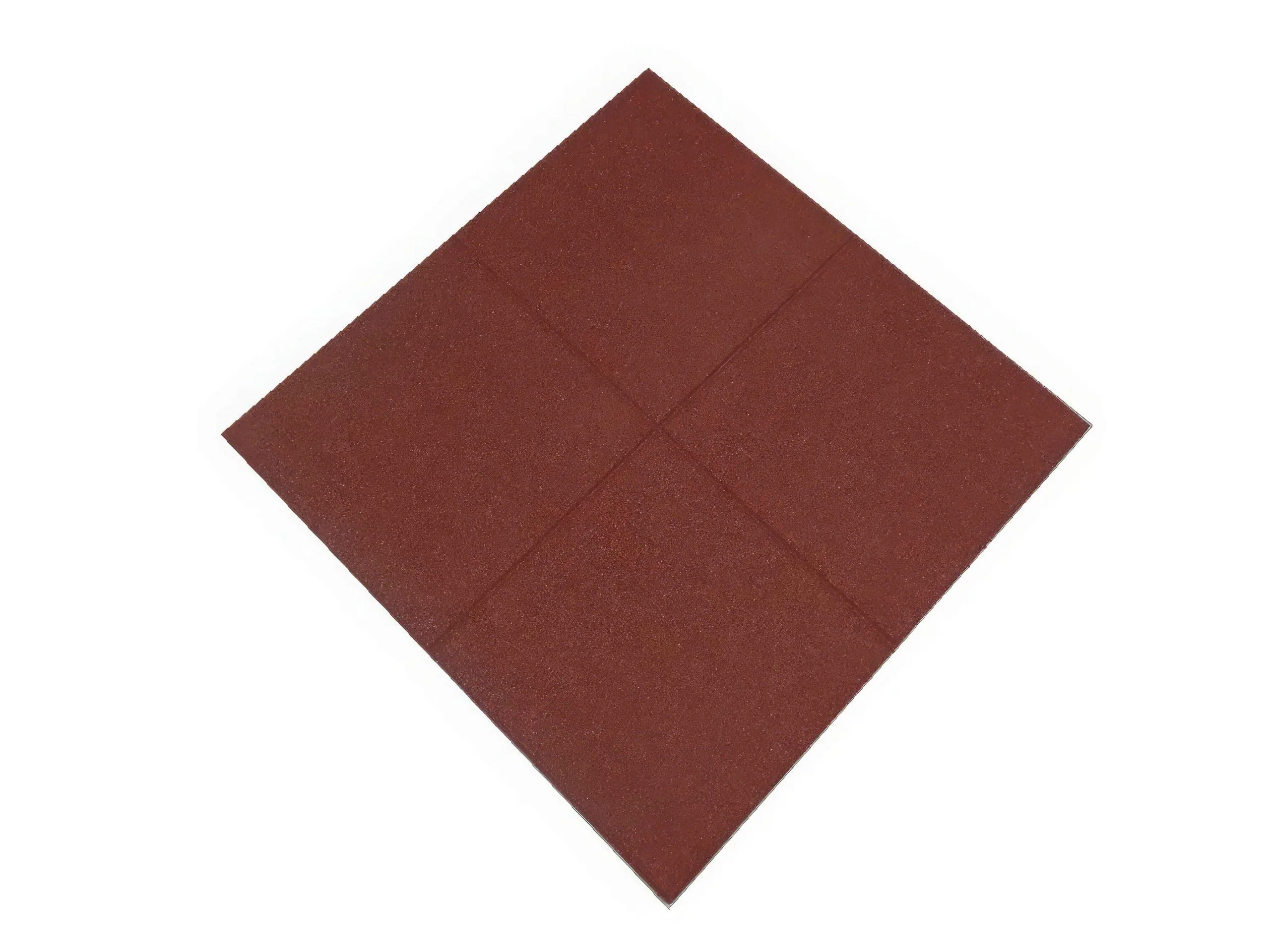 Dalle Caoutchouc 25mm Rouge cm EFL