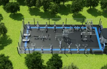 Parc complet de musculation fitness en inox durabilité et innovation au service des professionnels