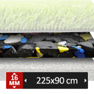 Sous-couche amortissante puzzle 16 mm – Dimensions 225×90 cm