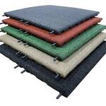 Dalle en Caoutchouc 50x50x3cm Couleur Rouge