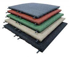 Dalle en Caoutchouc 50x50x3cm Couleur Verte