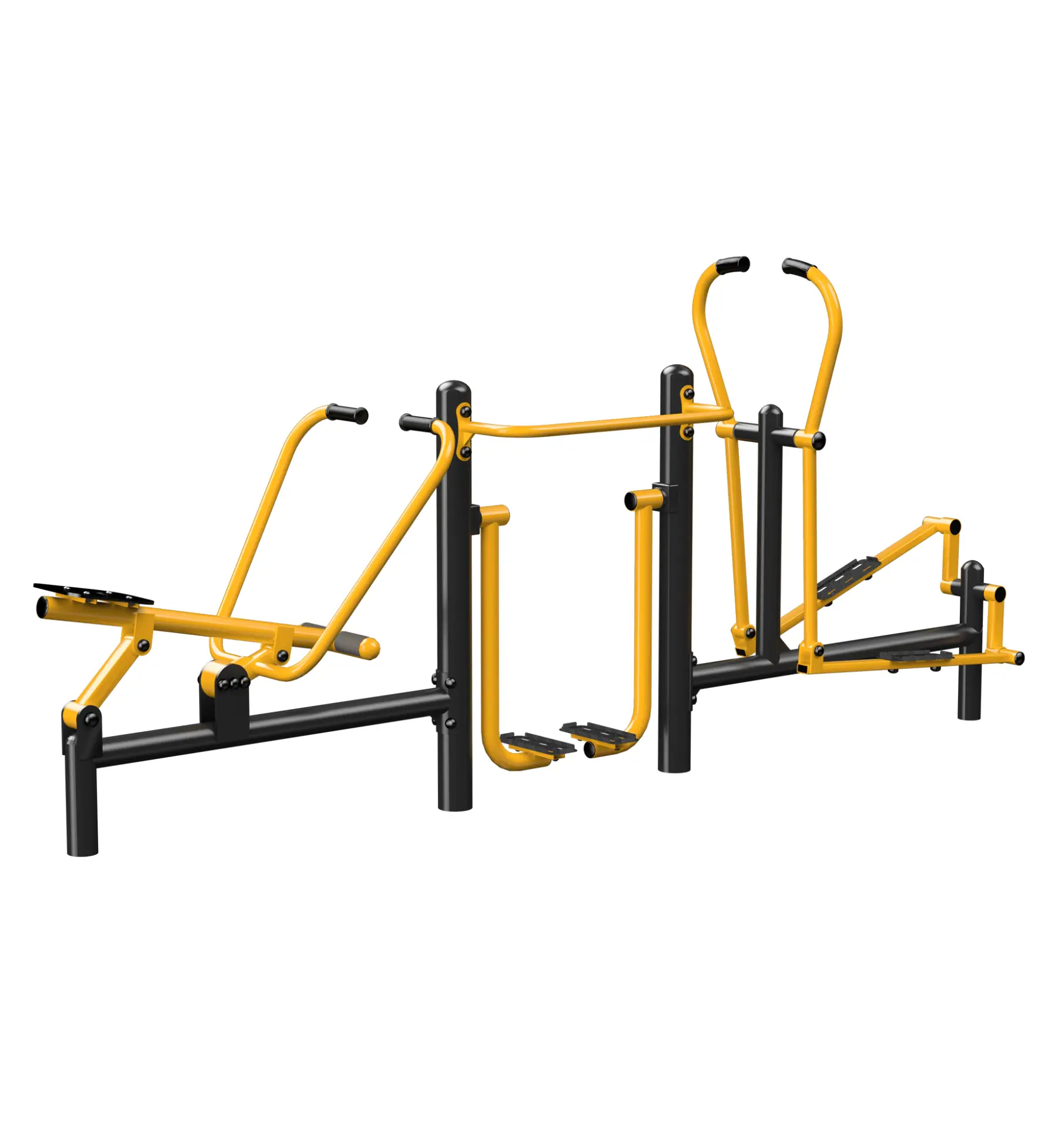 Kompakte 3-in-1-Outdoor-Fitnessstationen