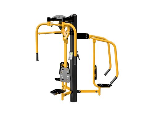 Estaciones de fitness exterior compactas 3 en 1