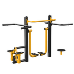 Station Fitness Extérieure Compacte 3-en-1 - Stepper, Coureur & Twister