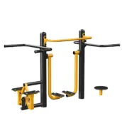 Station Fitness Extérieure Compacte 3-en-1 - Stepper, Coureur & Twister