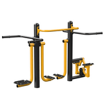 Station Fitness Extérieure Compacte 3-en-1 - Surfer, Runner & Stepper