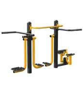 Station Fitness Extérieure Compacte 3-en-1 - Surfer, Runner & Stepper