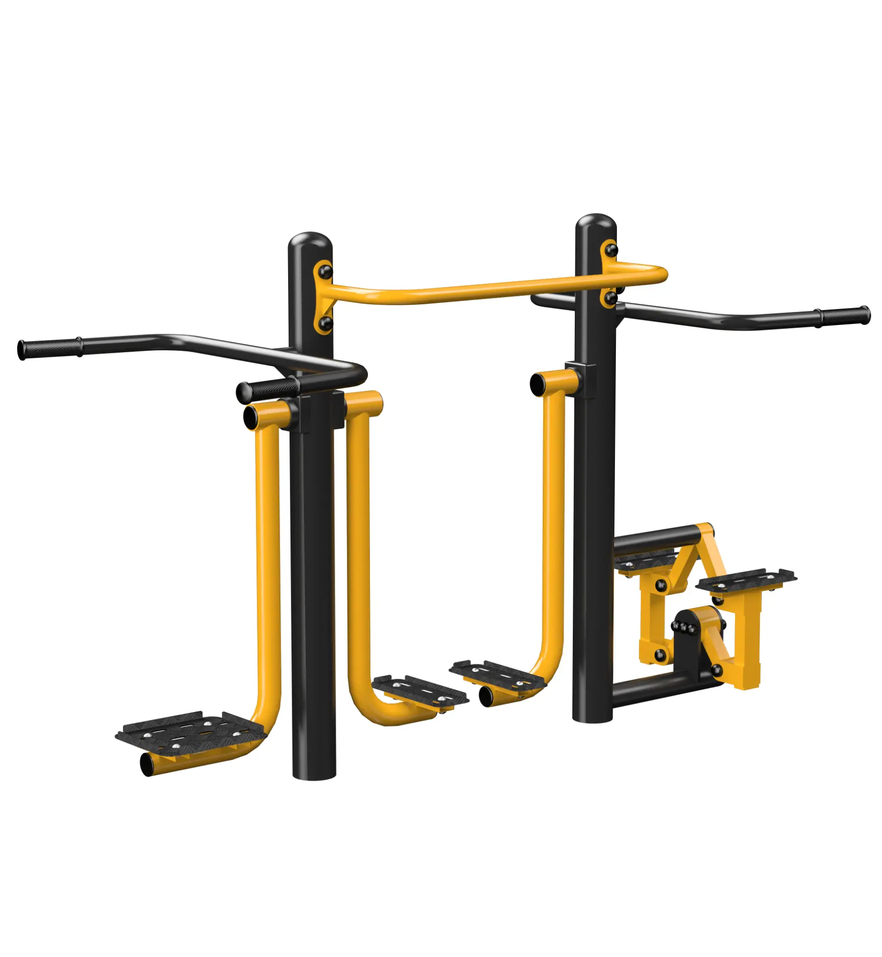 Kompakte 3-in-1-Outdoor-Fitnessstationen