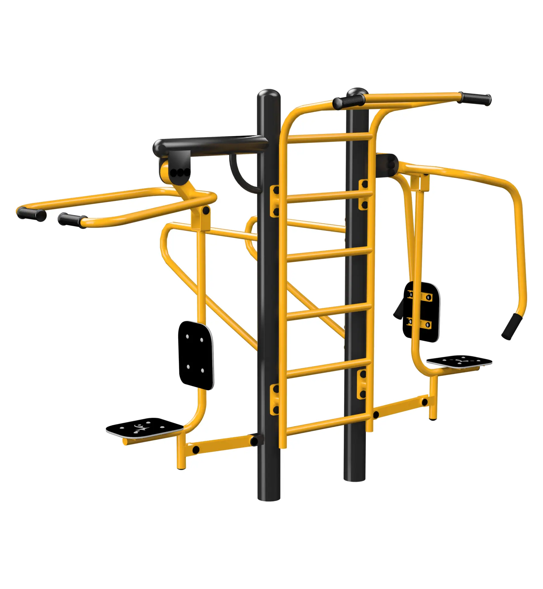 Kompakte 3-in-1-Outdoor-Fitnessstationen
