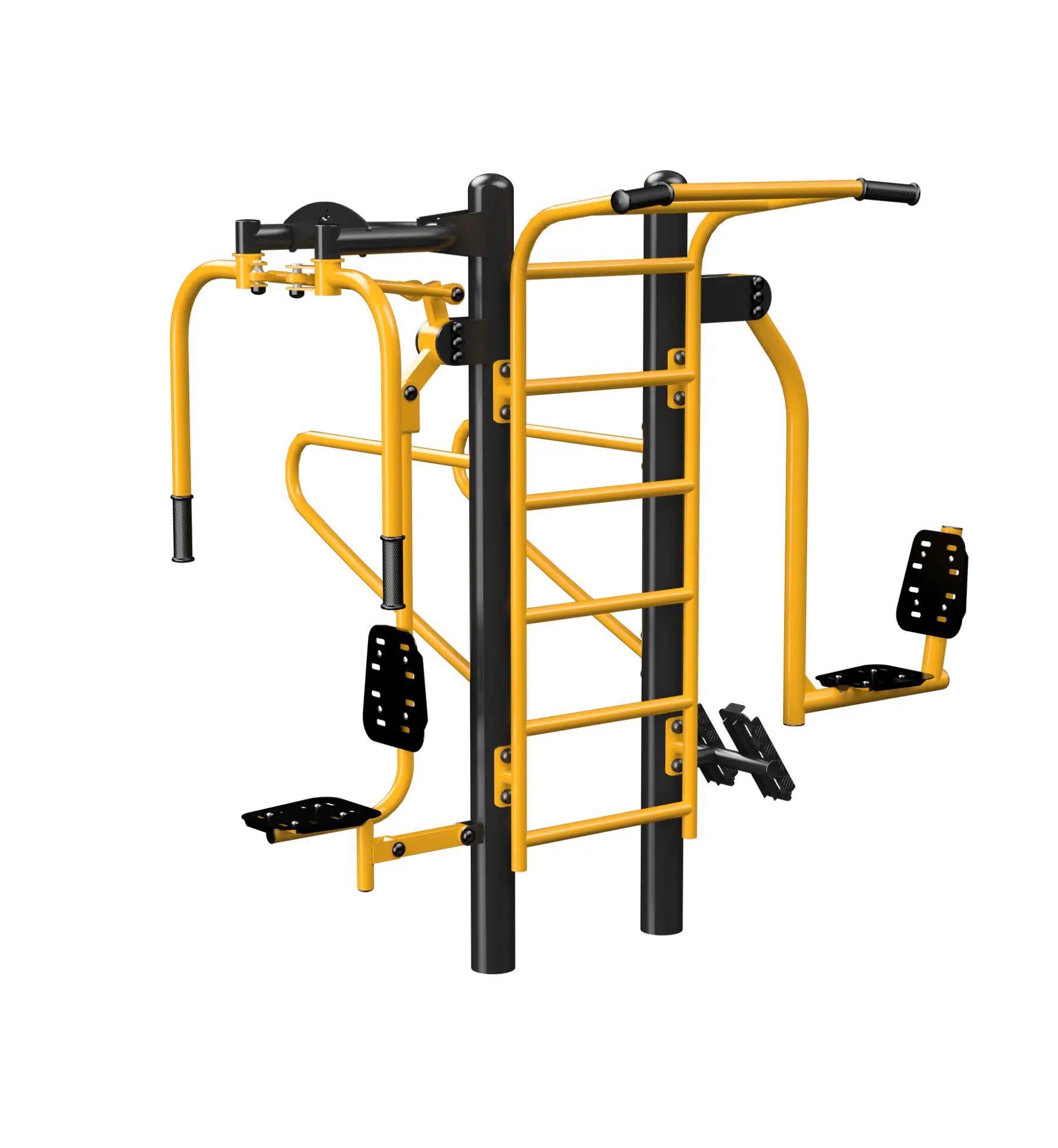 Kompakte 3-in-1-Outdoor-Fitnessstationen