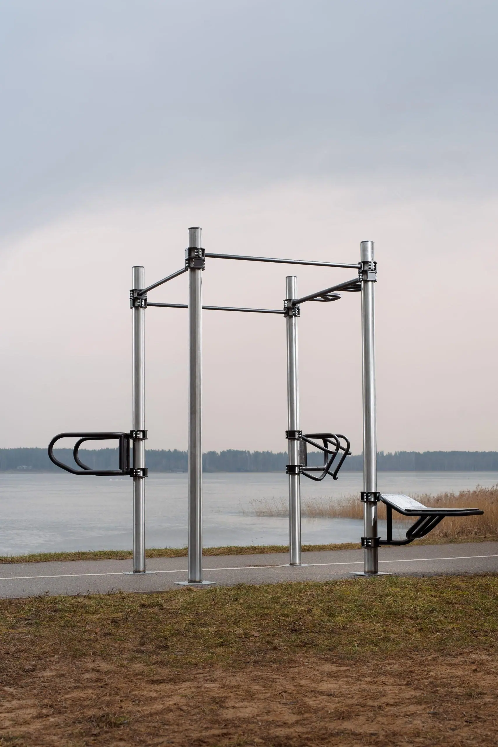 Mini street workout cage 3 x 3 m, stainless steel and galvanised