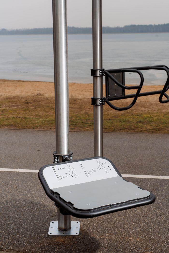 Mini Cage Street Workout combiné inox & acier galvanisé - Light In Fitness