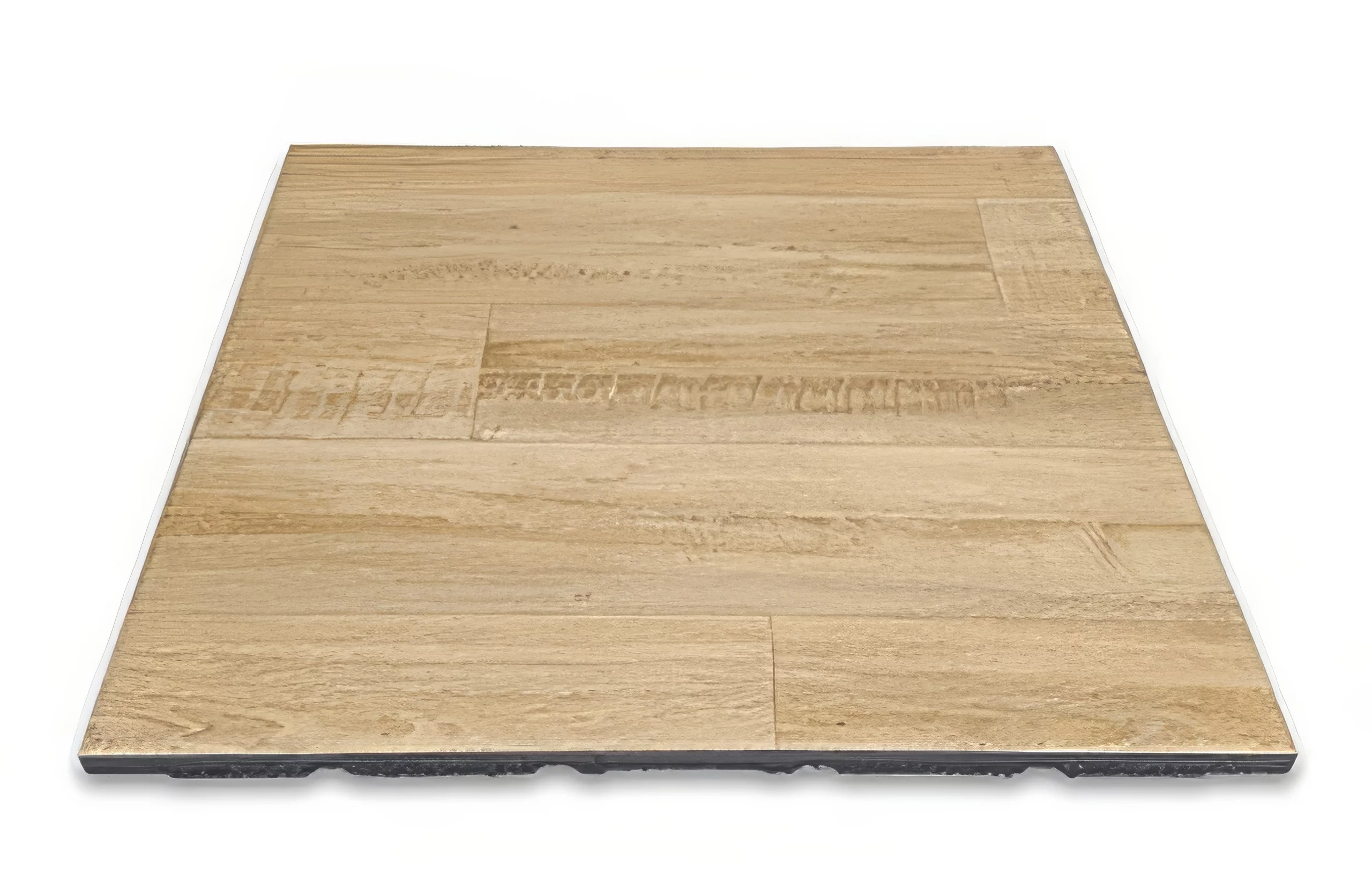 dalle de sol amortissante 20mm bois chêne foncé – caoutchouc haute qualité 100x100 cm