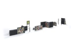 Parkour Set Runner 1M-P07 – Parcours Parkour Longitudinal et Sécurisé, Conforme EN 16899 & EN 1176
