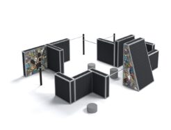 Parkour Set Start Plus 1M-P06 – Parcours Parkour Professionnel et Sécurisé, Conforme EN 16899 & EN 1176
