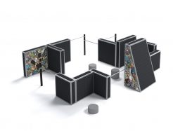 Parkour Set Start Plus 1M-P06 – Parcours Parkour Professionnel et Sécurisé, Conforme EN 16899 & EN 1176