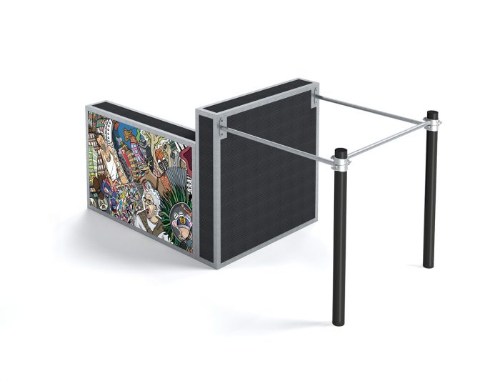 Parkour Wall Plus 1M-P02 – Mur d’Entraînement Parkour Certifié EN 16899 & EN 1176