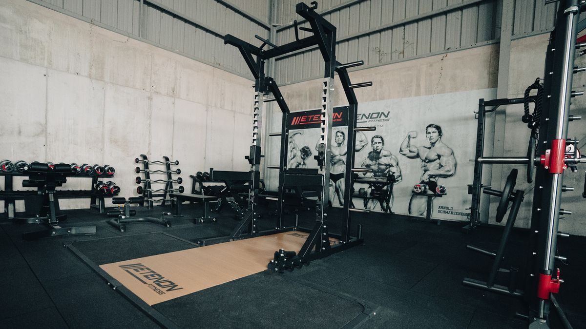 Rack à Squat ETENON PTT0279 avec Plateforme – Cage à Squat Crossfit ...