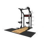 Rack à Squat ETENON PTT0279 avec Plateforme – Cage à Squat Crossfit Professionnelle