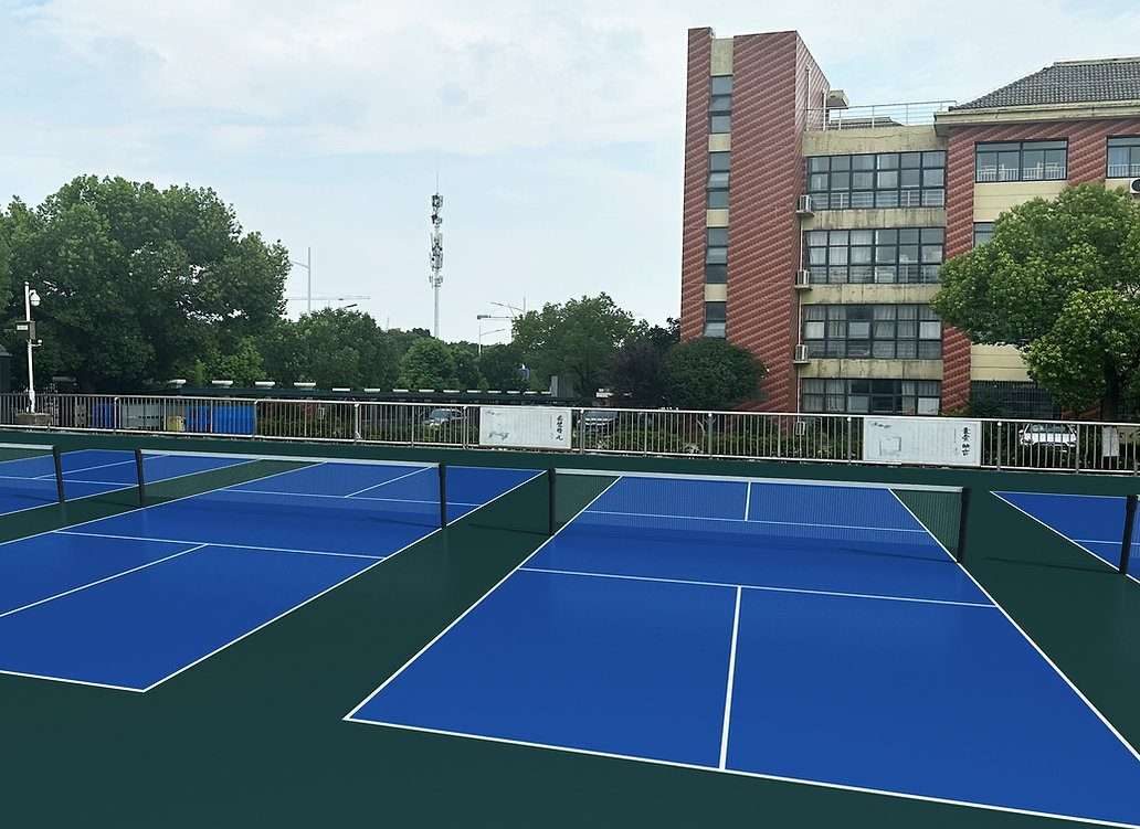 rouleau de sol pickleball – intérieur & extérieur | pvc haute performance | 15 x 7,2 m – Épaisseur 3 mm terrain complet