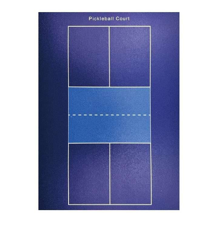 Sol Pickleball Intérieur & Extérieur – 18 x 9 m