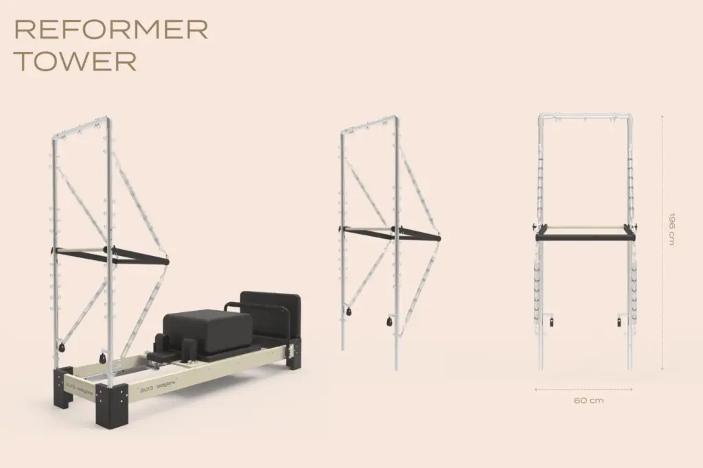 accessoire tower pour wood alloy pilates reformer professionnel