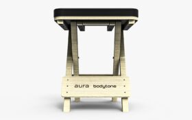 beech yoga chair – low foot : simplicité, force et stabilité dans votre pratique bodytone