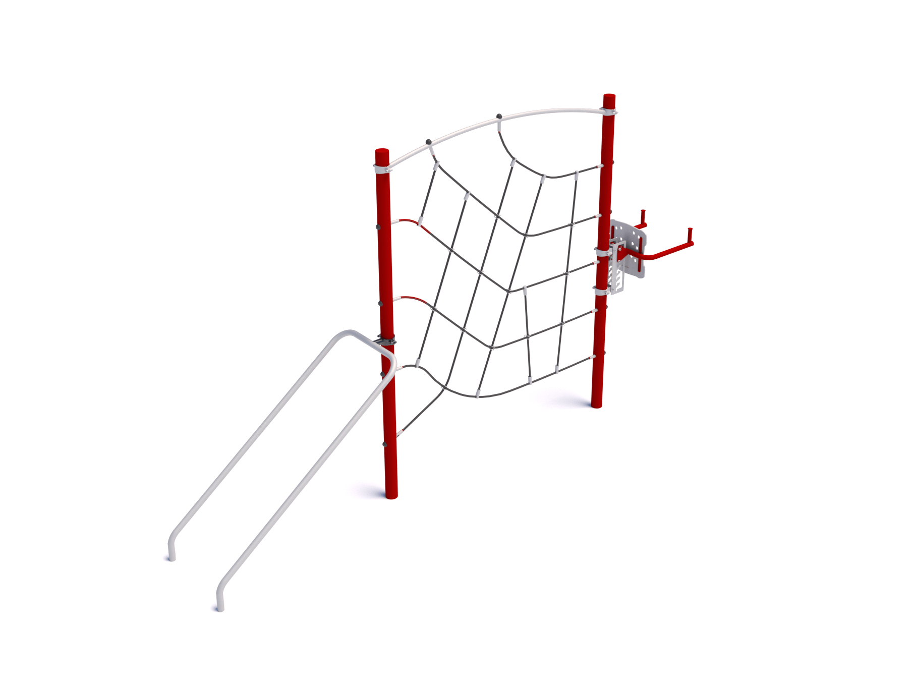 Cage Street Workout Mini Extérieur S-24 - Module Araignée Multiposte Dips Pompes Abdominaux