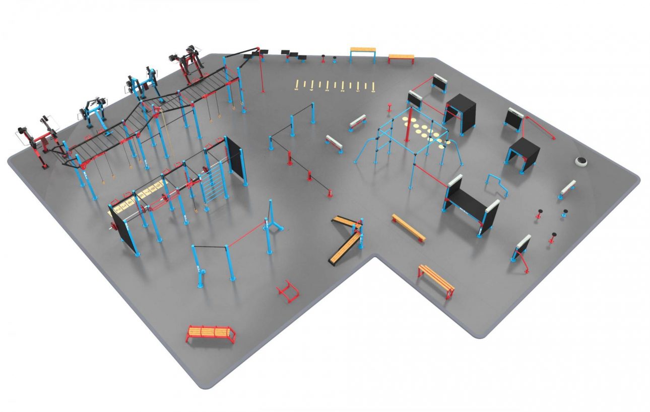 Découvrez la station d’entraînement urbain - votre module de calisthénics en plein air