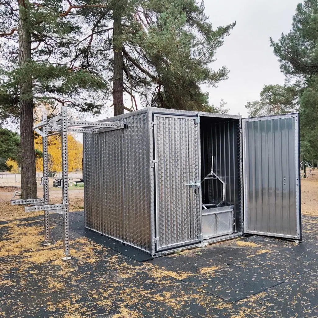 Vente de containers crossfit en inox et acier galvanisé transportables pour les forces armées