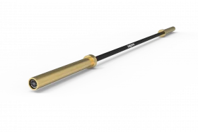 Barre olympique dorée Golden Boy 220 cm 20 kg Bodytone — barre de musculation professionnelle en acier pour squat, développé, soulevés, fitness et entraînement force en salle ou home-gym