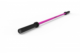 Barre olympique rose Bodytone Pink Sin 200 cm 15 kg — barre de musculation professionnelle en acier pour squats, développés, entraînements force et fitness intensif en salle ou home-gym