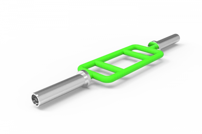 Barre Olympique Verte Green – LIME SET Biceps 960 mm – 13,5 kg - Bodytone