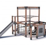 Ensemble Jeux d'Enfant Cube Bois Maxi - Inspirant l'Aventure avec des Défis Amusants et Dynamiques - Norme EN 1176