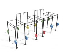 Cage Autoportée Modèle 3 complète - Longueur 735 cm - Largueur 195 cm
