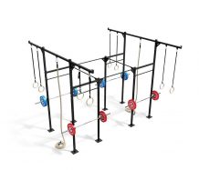 Cage Crossfit Autoportée Modèle 2 - Structure sur Mesure pour Centre Sportif ou Box Crosstraining