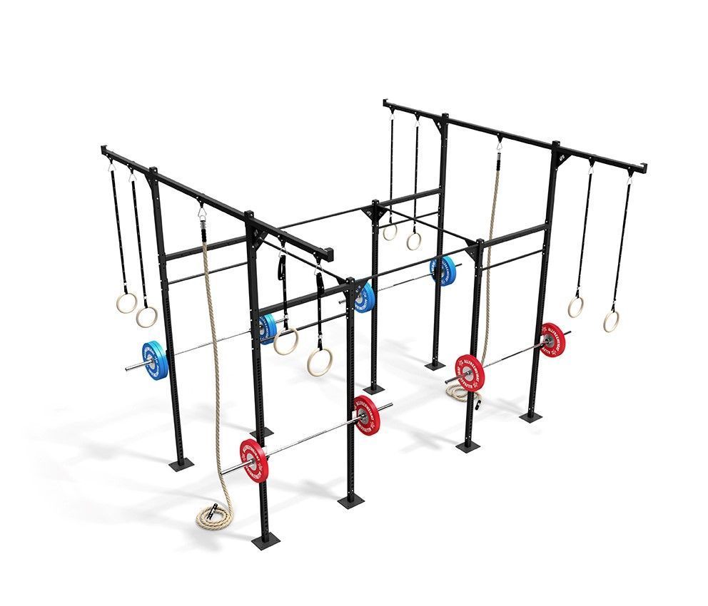 Cage Crossfit Autoportée Modèle 2 - Structure sur Mesure pour Centre Sportif ou Box Crosstraining