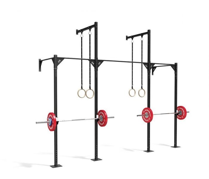 Cage Crossfit Murale Modèle 4 - Longueur 430 cm - Largueur 118 cm