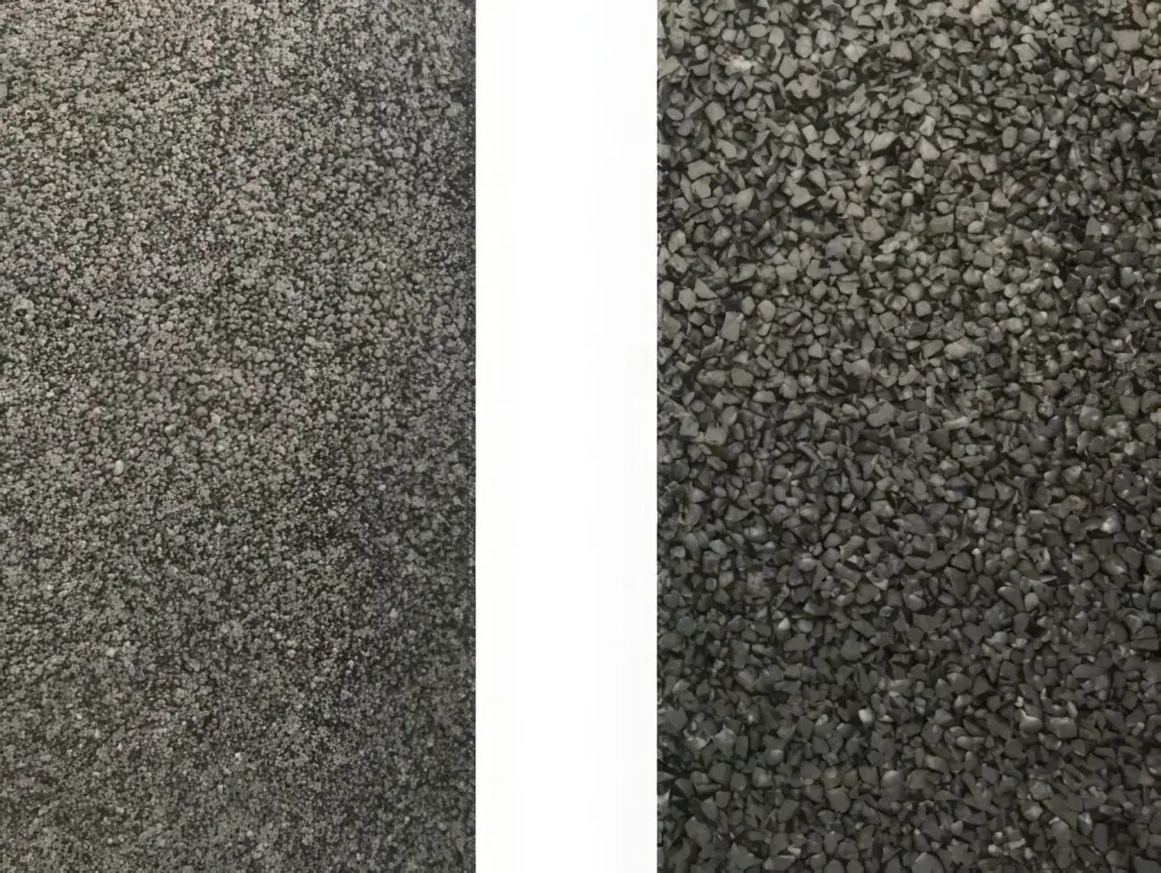 Dalle caoutchouc à grain fin vs gros grain - le comparatif décisif pour un sol sportif propre, stable et durable