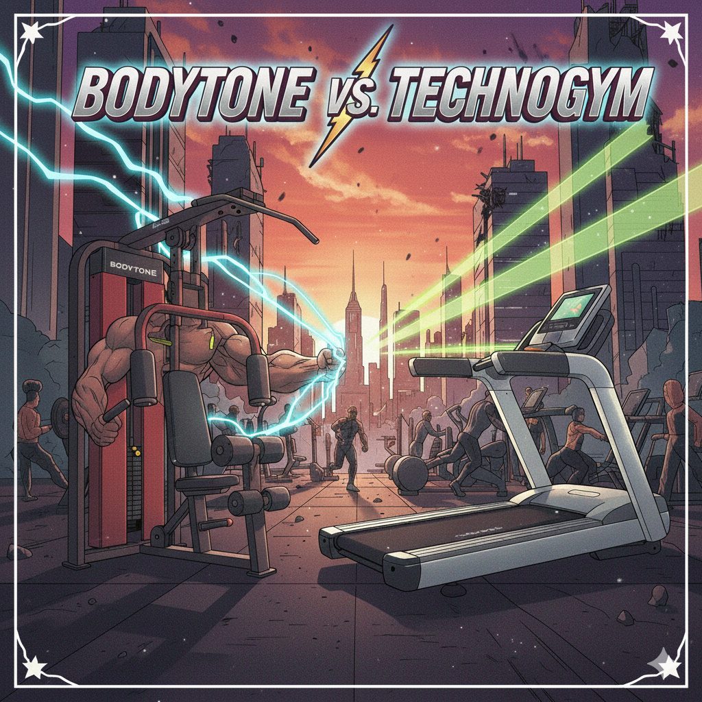 bodytone vs technogym — le vrai comparatif équipements (caractéristiques, pas la notoriété)