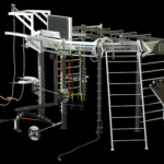 modèle 7 wall mount cage functional rig murale 7 stations