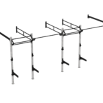 cross competition 14 wallmounts inox cage crossfit murale détail