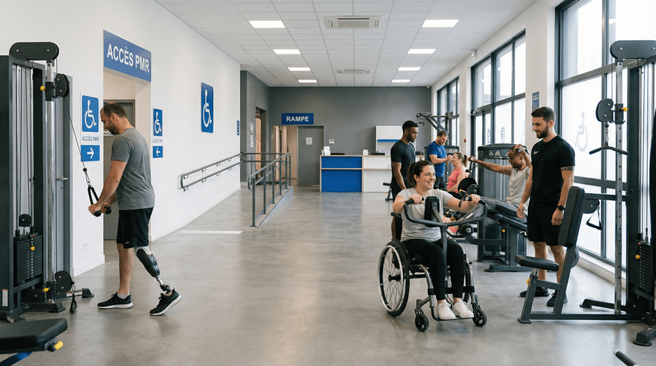 comment rendre une salle de sport conforme aux normes pmr psh
