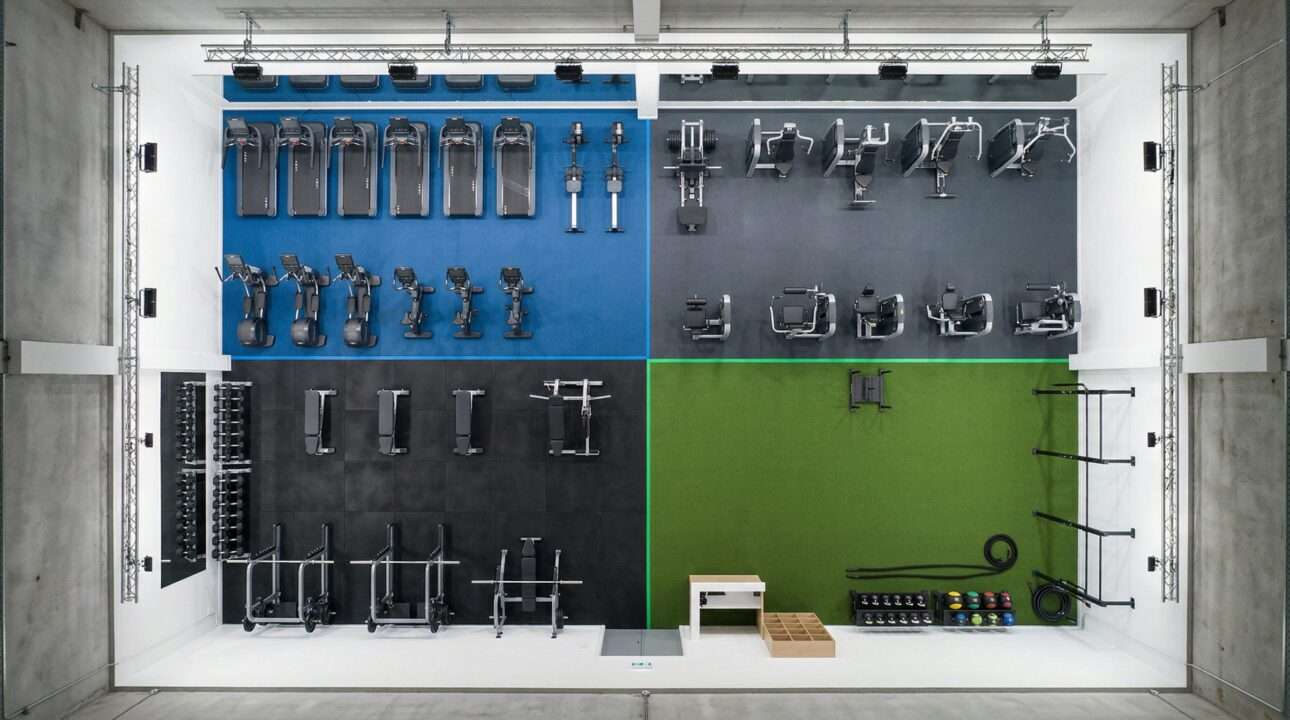 Équiper une salle de sport de 100 m² : liste complète et budget 2026