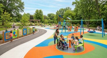 Aire de jeux inclusive PMR : conception, normes et équipements accessibles